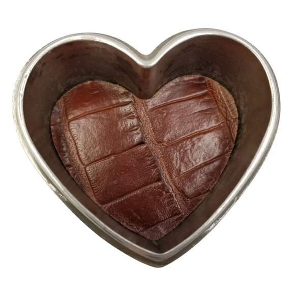 Brighton Heart Shaped Jewelry Trinket Box With Intricate Floral Design HTF - Picture 11 of 15